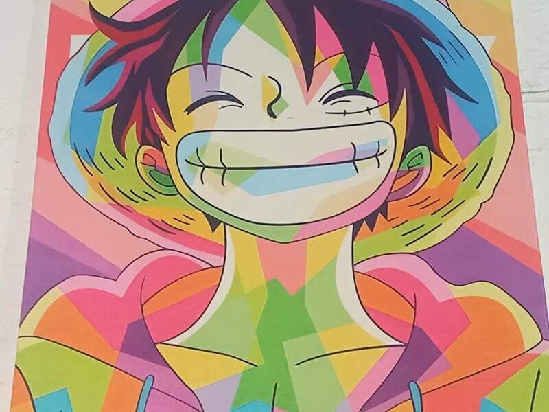 Cuadro Decorativo Luffy D Monkey Qro