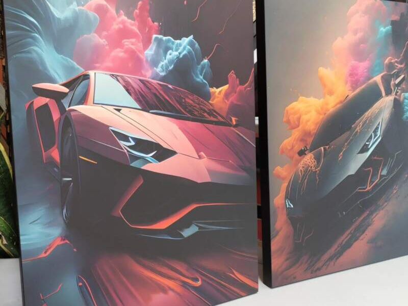 Cuadro Decorativo Lamborghini Qro