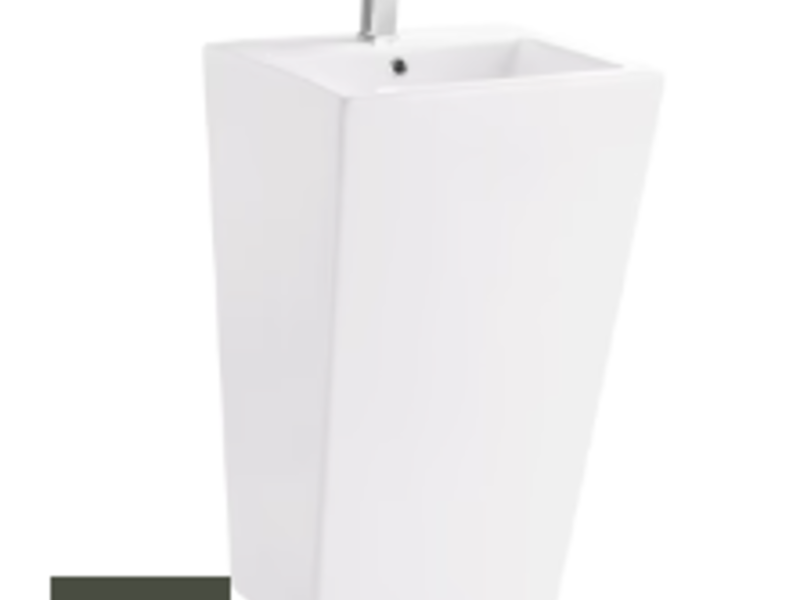 Lavabo cuadrado pedestal Toluca