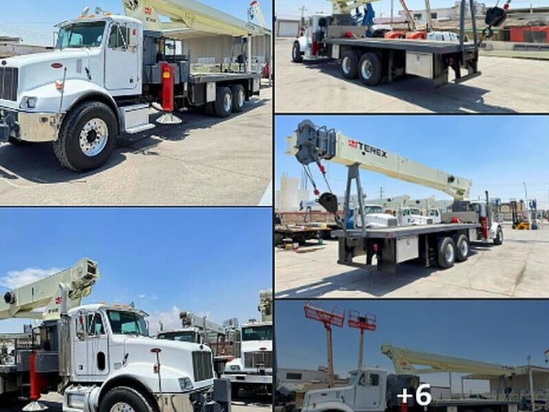 Grúa titan peterbilt 2005 con grúa Terex MX