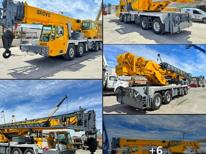 Grúa grove tms700E sobre camión 60 ton
