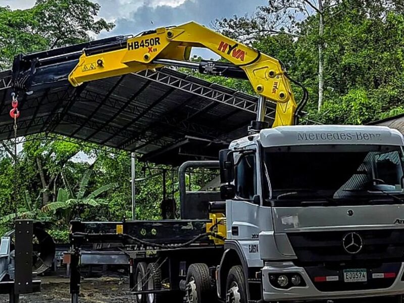 Grúa brazo telescópico HYVA modelo HB450R