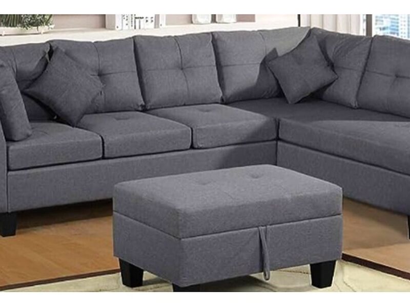 Sofa Gris Amplio Mexico