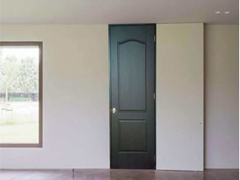 Puerta económica tipo tambor en 2 cuadros
