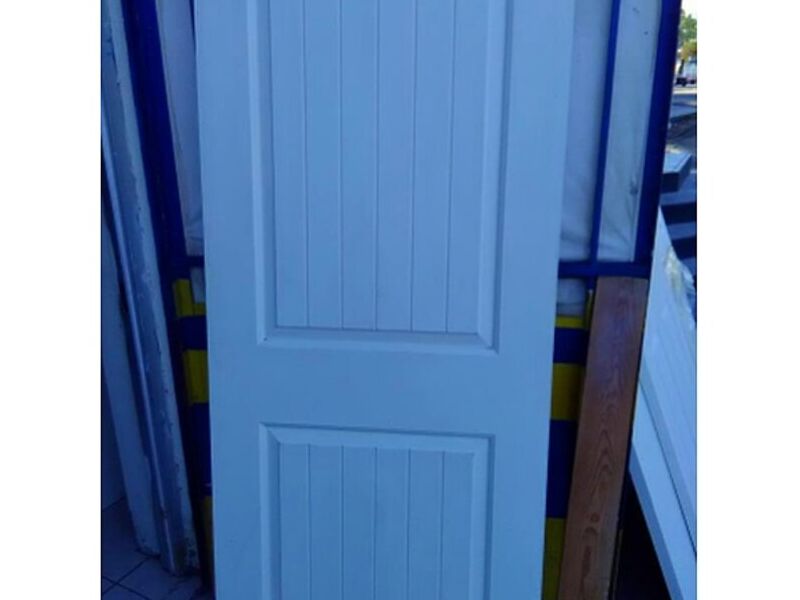 Puerta madera sólida blanco