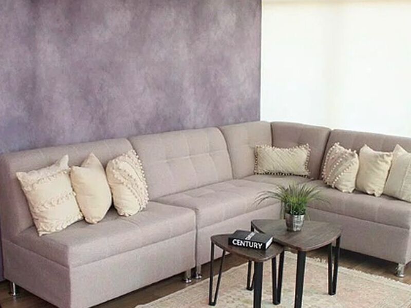Sala esquinera antiderrapante blanca México