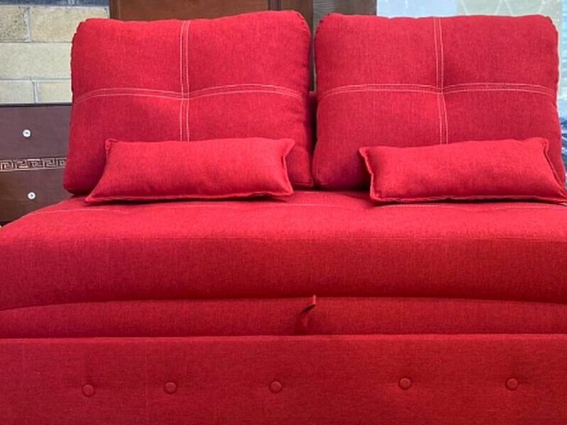 Sofá cama matrimonial rojo México