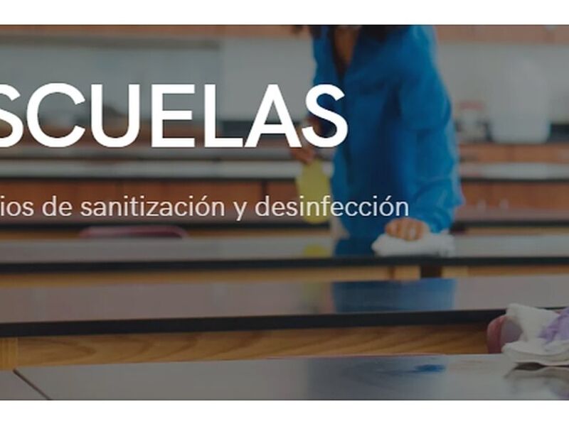 Sanitización de Escuelas México