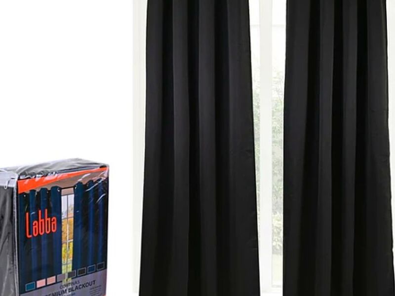 CORTINAS BLACKOUT PREMIUM LABBA NEGRO Néxico