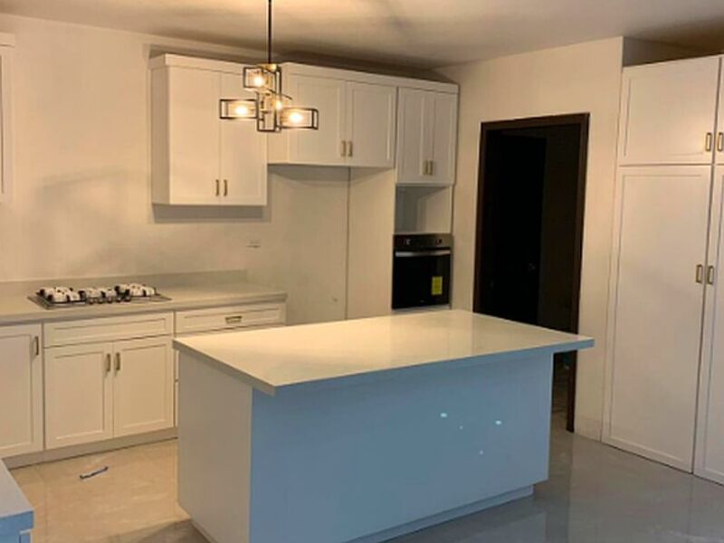 Muebles madera blanco cocina