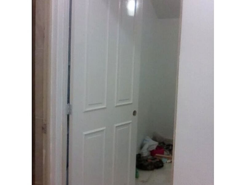 Puerta madera blanco