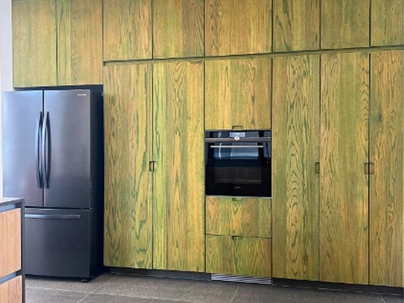Muebles madera marrón cocina