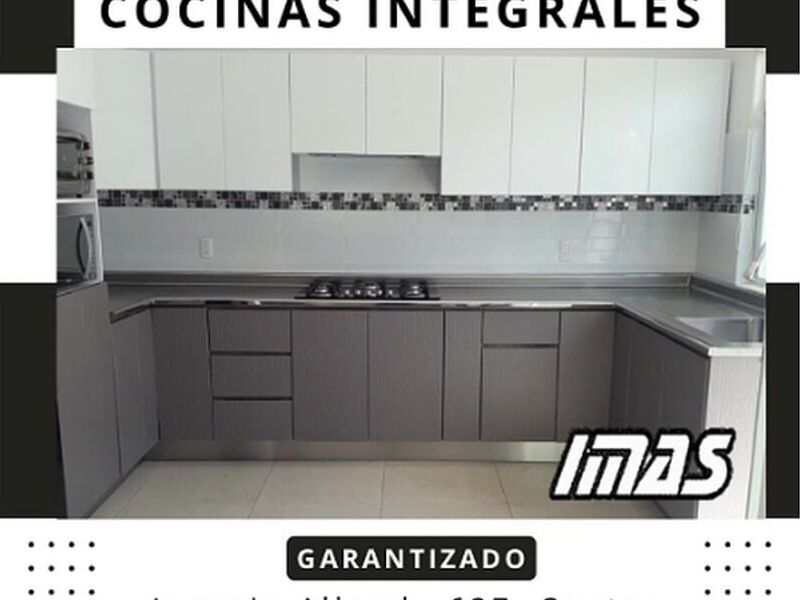 Cocinas madera gris decoración México