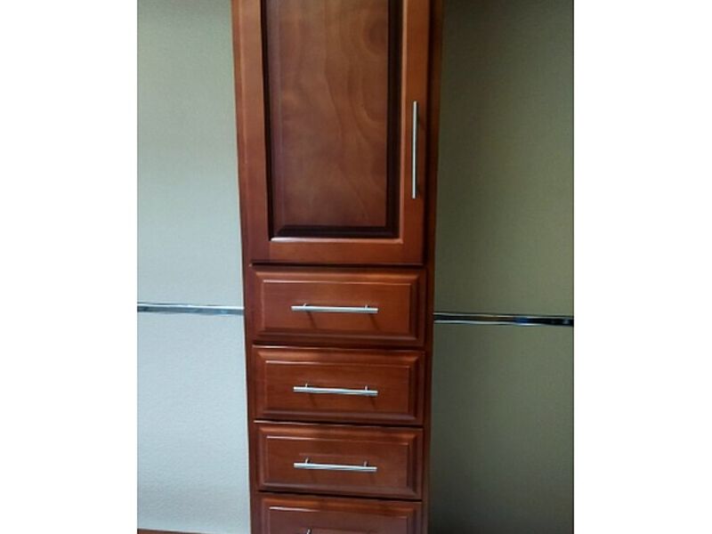 Closet modelo Venecia color tabaco México