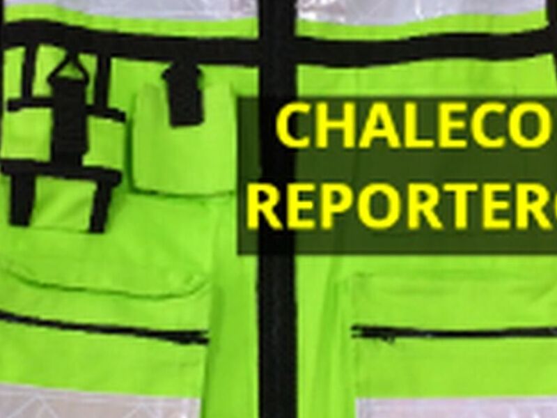 CHALECO REPORTERO VERDE