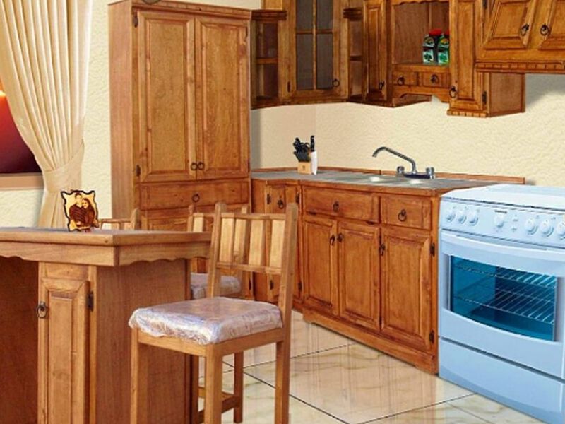 Cocina integral en madera México