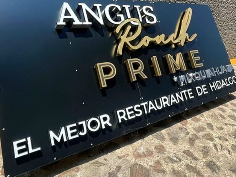 Letras 3D acero inoxidable México