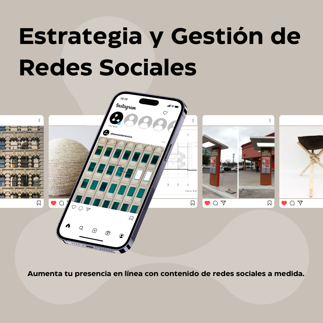 Estrategia y Gestión de Redes Sociales: Aumenta tu presencia en línea con contenido de redes sociales a medida