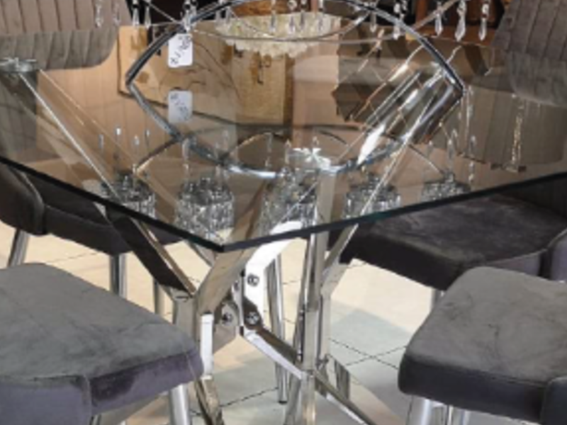 comedor gris