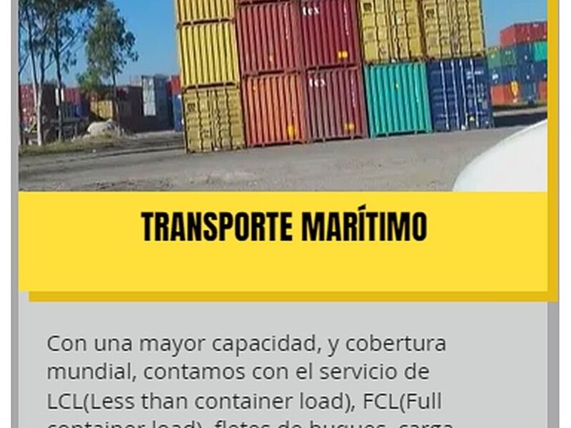 TRANSPORTE MARÍTIMO MONTERREY