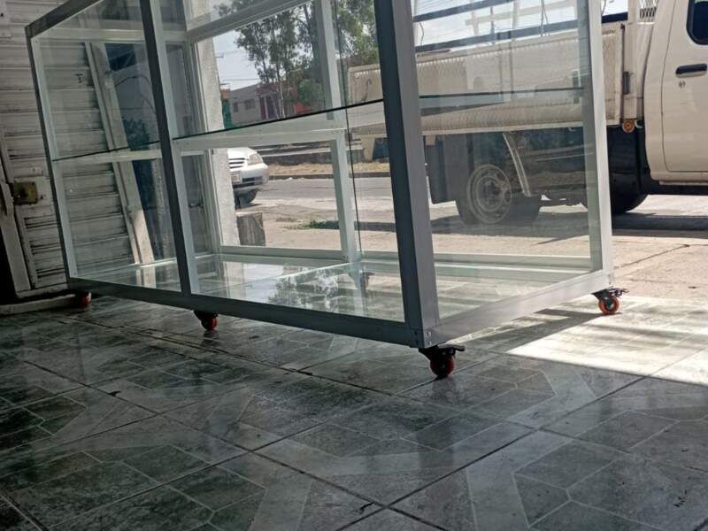 Vitrinas de vidrio México.