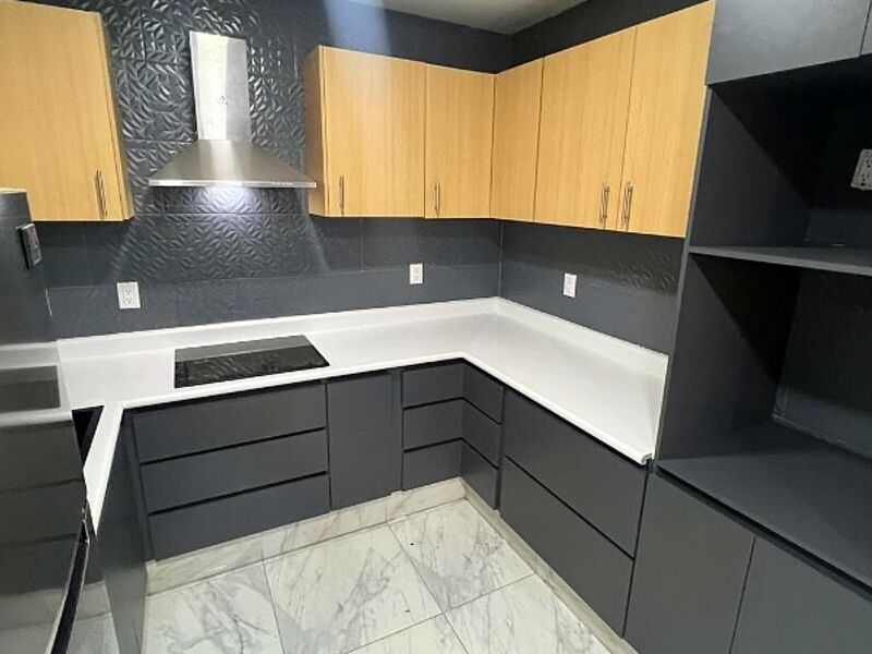 cocina melamina gris México
