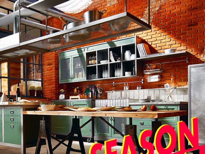 cocina estilo industrial México