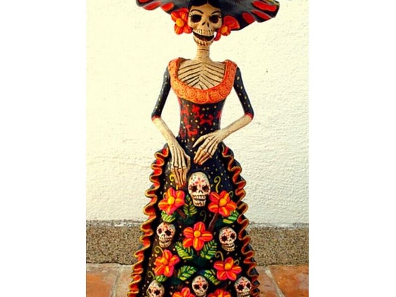 Esculturas del Día de los muertos