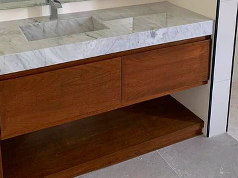 Mueble de baño en madera México