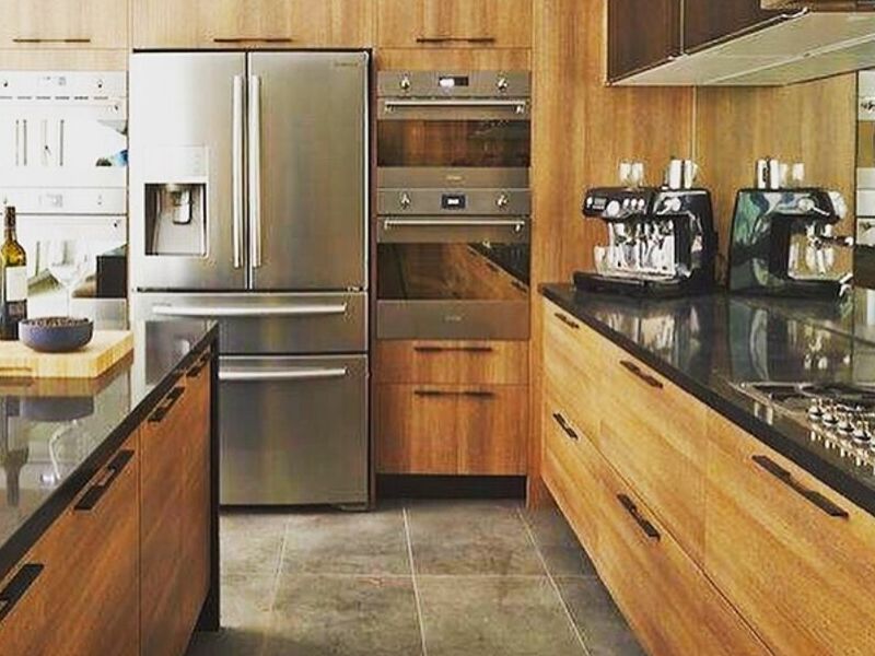 cocina madera pino México