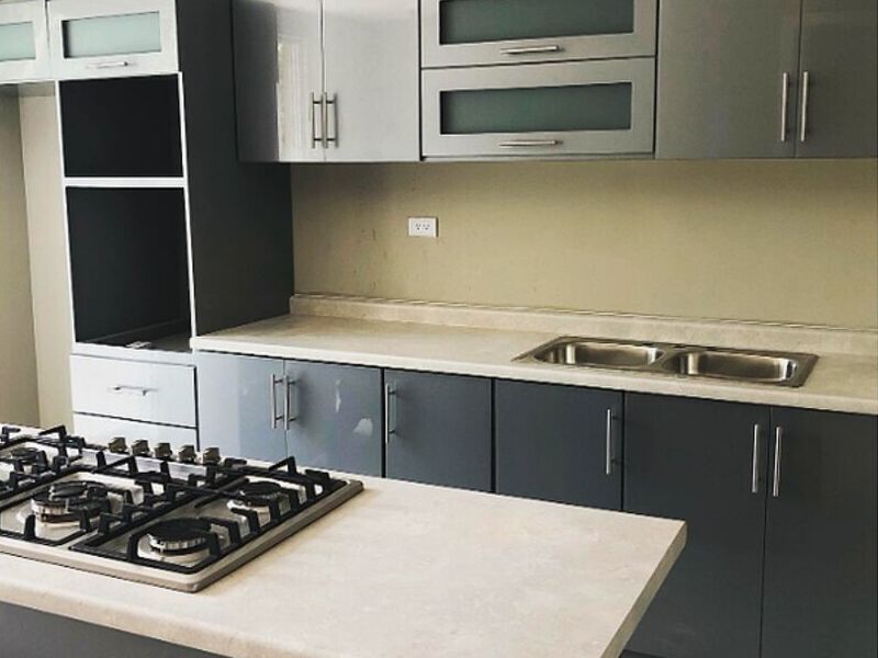 cocina gris México