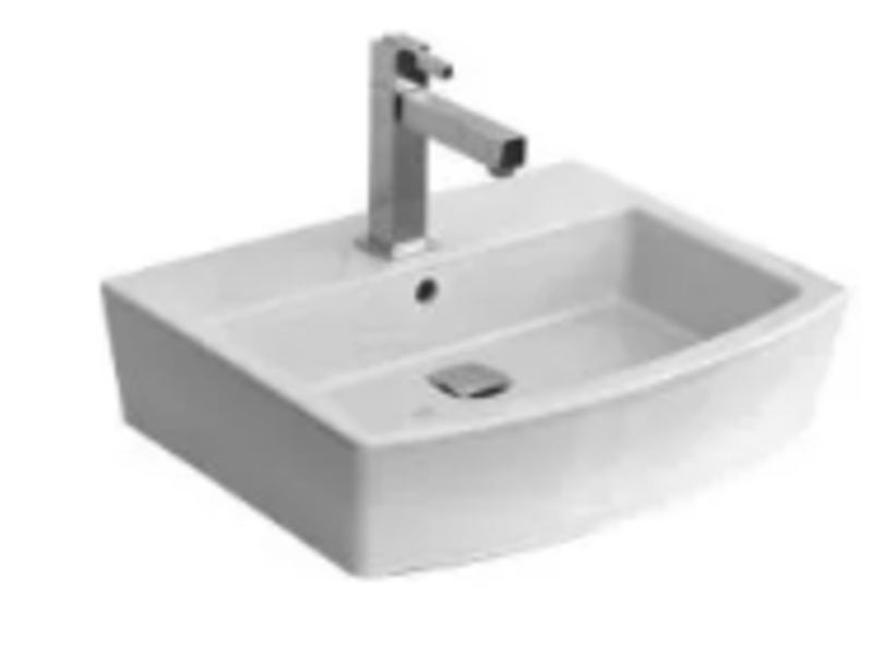 lavabo de sobreponer blanco