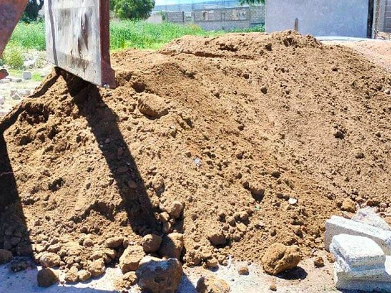 Tepetate para relleno México 