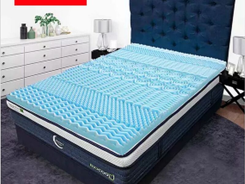 Colchoneta Memory Foam Topper Queen Size 5 Cm