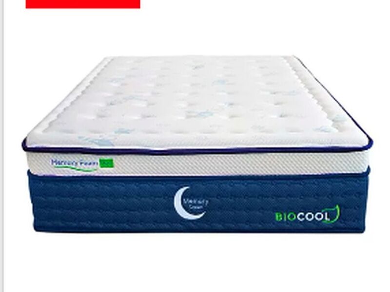 Colchón Memory Foam Bio Cool En Caja Queen