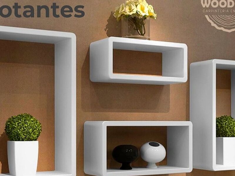 REPISAS FLOTANTES DE MADERA MX