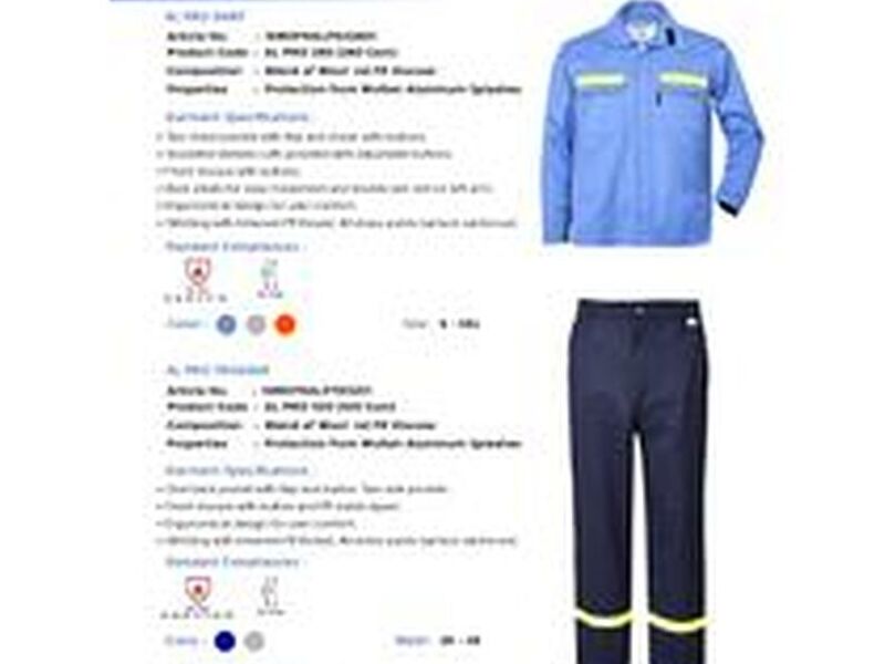 UNIFORMES AL-PRO SHIRT & TROUSER