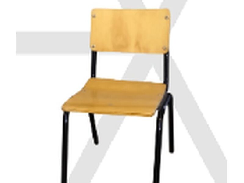 Silla preescolar triplay barnizado Mexico