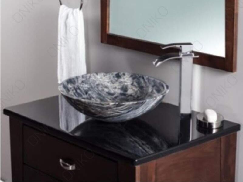 OVALIN MÁRMOL GRIS Oniko Stone CDMX