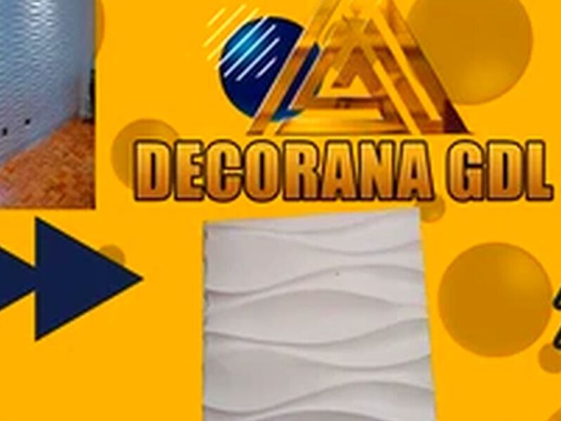 Pared 3D Ondas México 