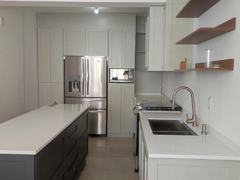 Cocina cubierta de corian México