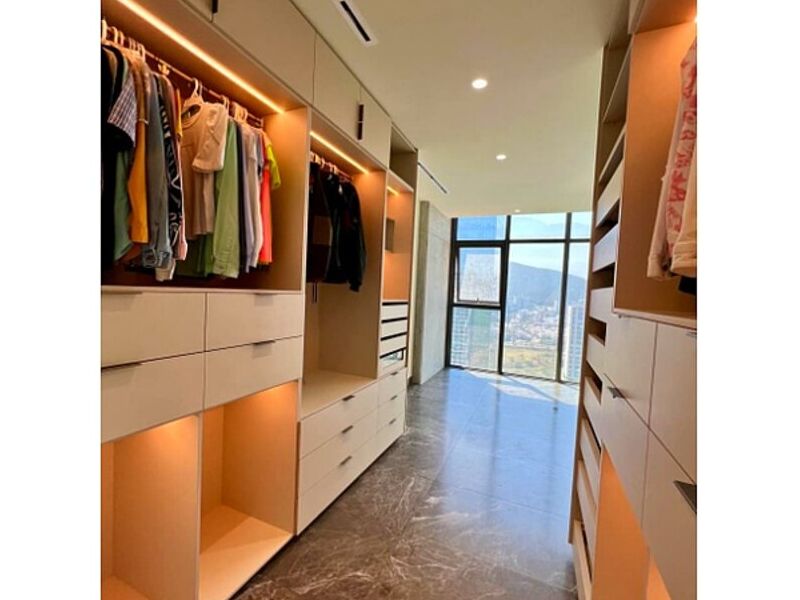 vestidor con iluminación México