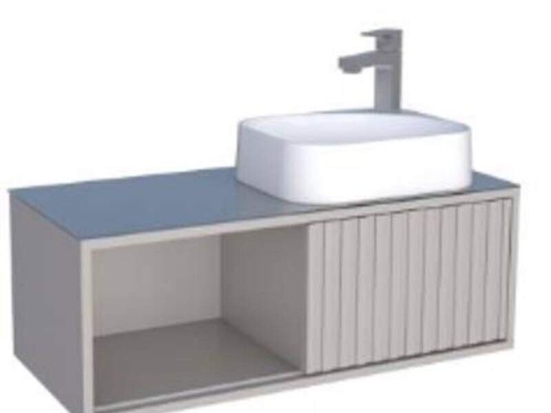 Lavabo tapa de vidrio