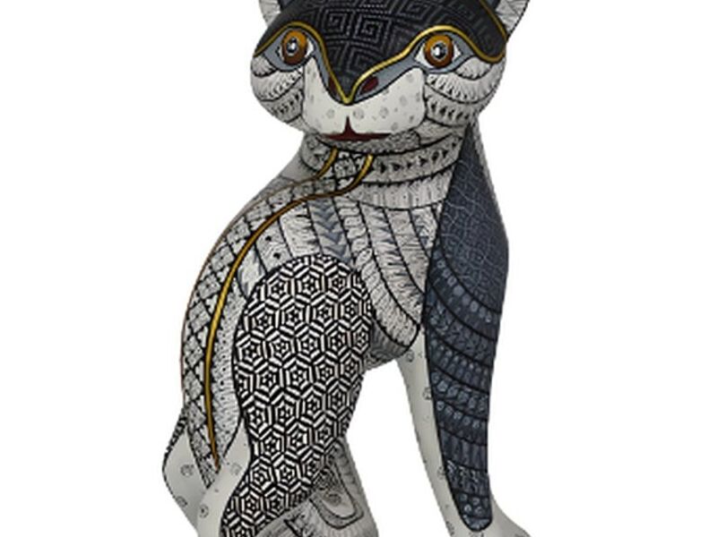 Alebrije Gato Observador  México