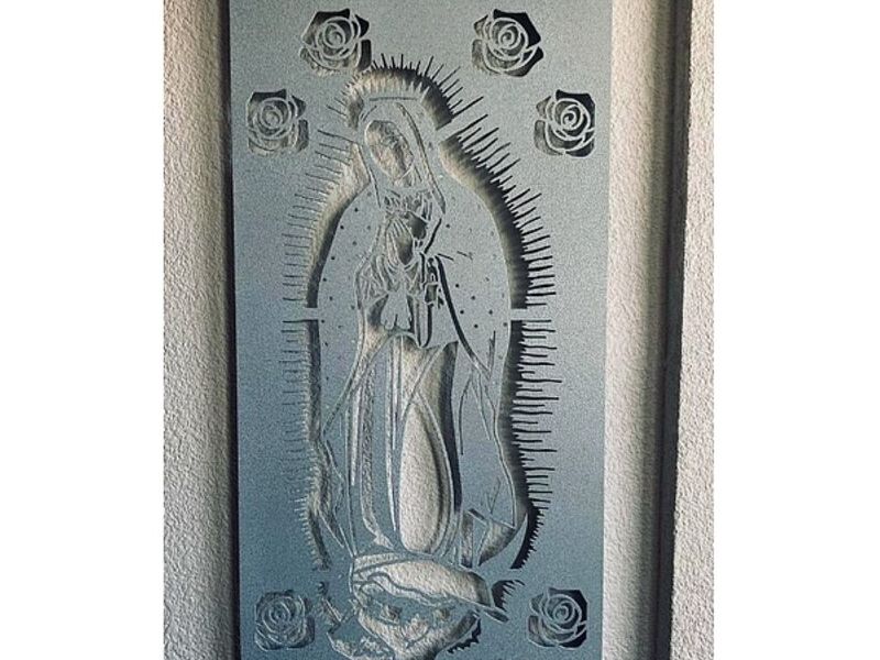 Celosía diseño Virgen de Guadalupe México