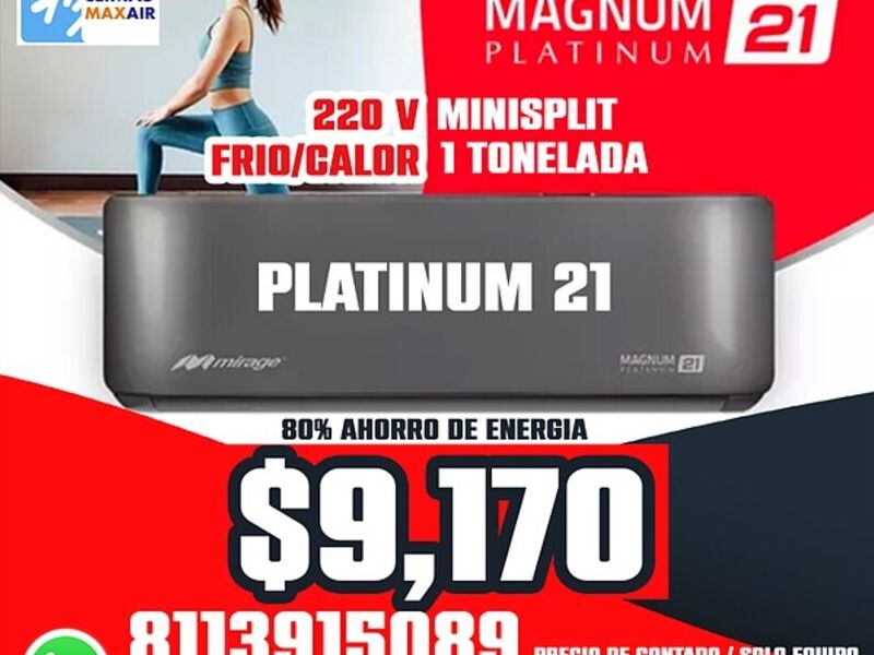 MINISPLIT PLATINUM 21-Monterrey