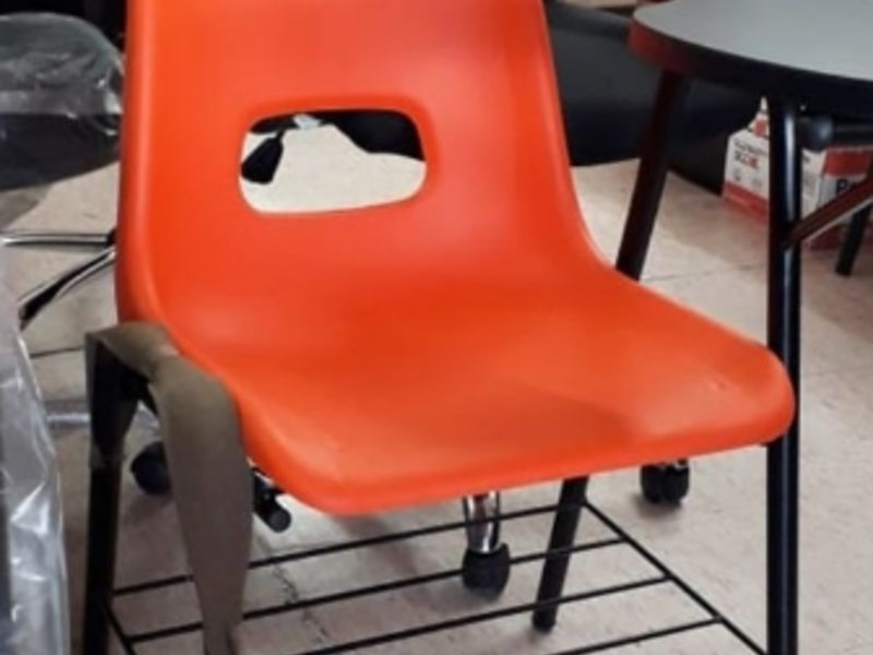 butaca naranja