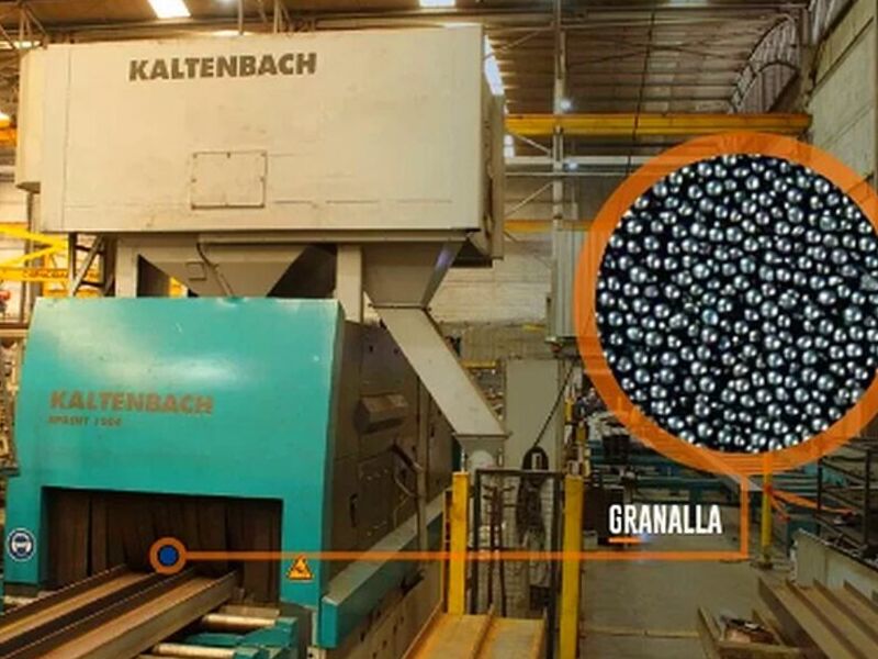 Servicio de limpieza por granallado