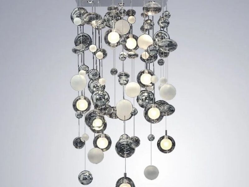 CANDIL DE 79 ESFERAS DE CRISTAL MX