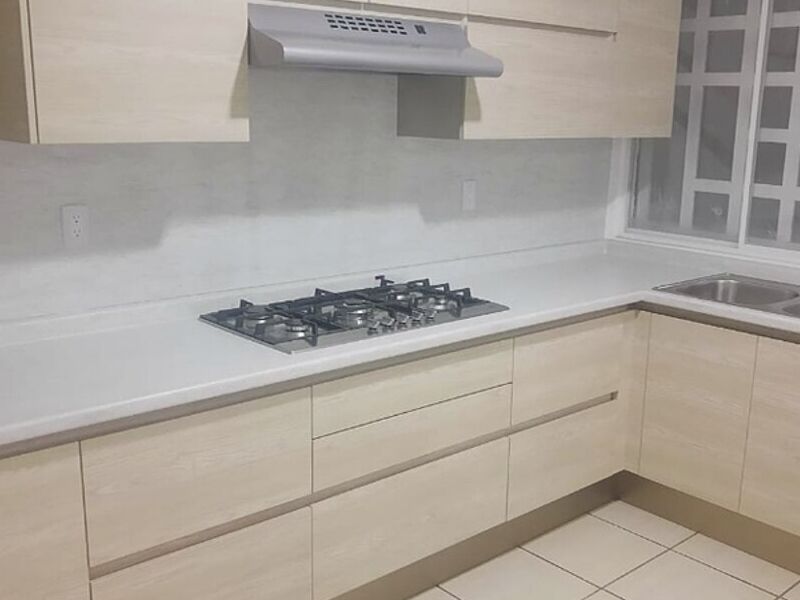 cocina melamina color beige SLP